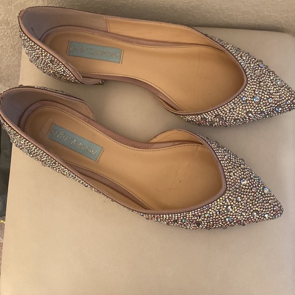 Betsy Johnson rhinestone flats - Picture 3 of 6